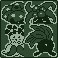 Oddish, Gloom, Vileplume, Bellossom