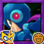 Mega Man's eyes are not clouded like a thunderstorm... (Easy)