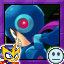 Mega Man's eyes are not clouded like a thunderstorm... (Normal)