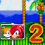 Knuckles Speeding in Emerald Hill 2