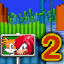 Knuckles Speeding in Hill Top 2