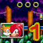 Knuckles Speeding in Mystic Cave 1