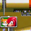 Knuckles Speeding in Wing Fortress