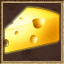 A wedge of cheese