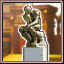 Pedestal Thinker Statue