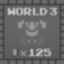 Collect 125 coins in World 3 while not losing a life