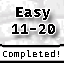 Beat Easy puzzles 11 - 20