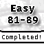 Beat Easy puzzles 81 - 89 Medium puzzle 1