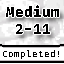 Beat Medium puzzle 2-11