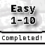 Beat Easy puzzles 1 - 10