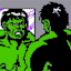 The Incredible Hulk vs. His Own Reflection