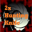2x Hunting Knife