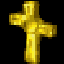 A golden crucifix?!