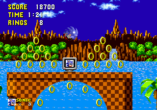 Sonic The Hedgehog Master System - Green Hill Zone 1 in 19 seconds