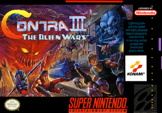 Contra III: The Alien Wars | Super Probotector: Alien Rebels Logo