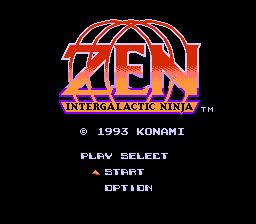 Zen: Intergalactic Ninja (NES/Famicom) · RetroAchievements