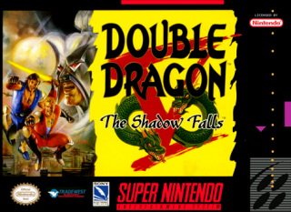 Double Dragon V the Shadow Falls Replacement Box With Inner 