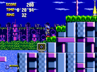 Metal Sonic Hyperdrive Rebooted Sega Genesis Game 