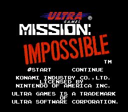Mission Impossible (NES/Famicom) · RetroAchievements