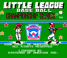 Little League Baseball: Championship Series (NES/Famicom
