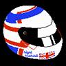 Nigel Mansell's World Championship Racing game badge
