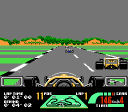 Nigel Mansell's World Championship Racing (NES/Famicom 