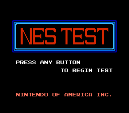 Nes best sale test cartridge