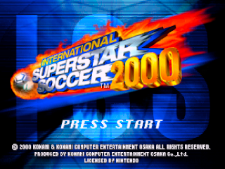 International Superstar Soccer 2000 (Nintendo 64