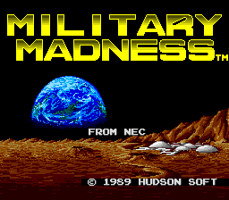 military madness pc engine