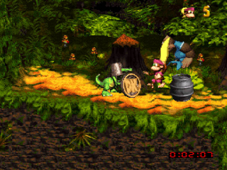 Donkey Kong Country 3 Hack Tag Team Super Nintendo Snes