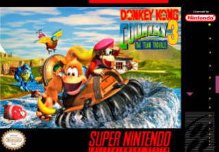 Donkey Kong Country 3 Hack Tag Team Super Nintendo Snes