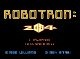 Robotron 2084 hot sale atari 7800