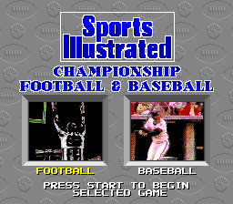 Sports Illustrated Championship deals Football & Baseball Super Nintendo 1994 SNES New