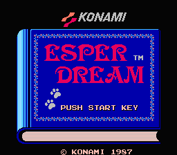 Esper Dream Nintendo Famicom Disksystem Konami 1987 w