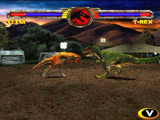 Jurassic Park: Warpath - PlayStation Fighting Game 