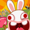 Rayman Raving Rabbids 2 game badge