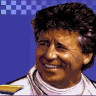 Mario Andretti Racing game badge