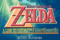 GBA the Legend of Zelda a Link to the Past Four Swords 