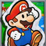 Paper Mario game badge