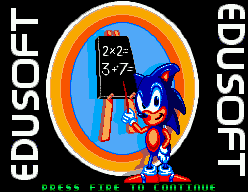 Master System - Sonic's Edusoft (Prototype) - Sonic - The Spriters