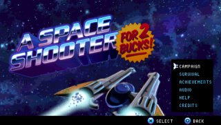 Space Shooter for 2 Bucks!, A (PlayStation Portable) · RetroAchievements