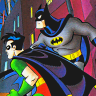 Adventures of Batman & Robin, The game badge