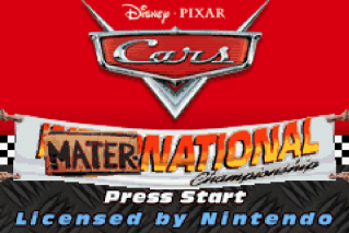 Jogo Cars maternational champioship Playstation 2