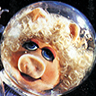 Pigs in Space starring Miss Piggy game badge