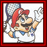 Mario's Tennis game badge