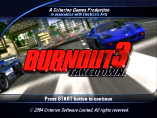 82: Burnout 3: Takedown  101 Video Games That Made My Life Slightly Better