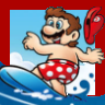 ~Hack~ Super Mario World: Tsunami Island game badge