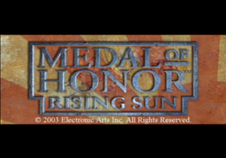 Medal of Honor Rising Sun - PlayStation 2