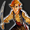 [Protagonist - Pirate] game badge