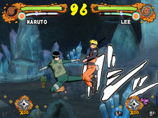 Naruto Ultimate Ninja 5 (PS2) - Neji Moveset 